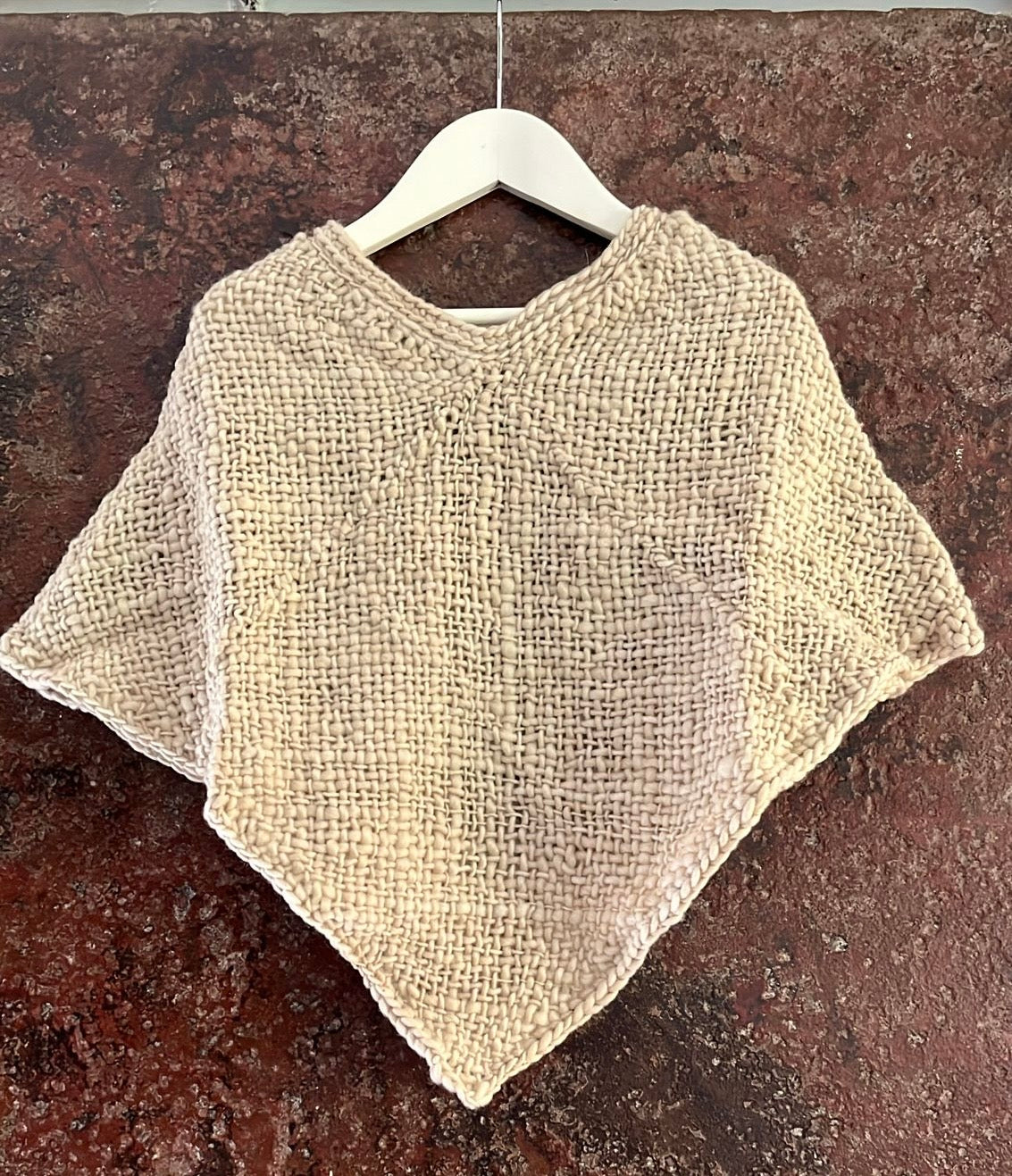 PONCHO BEIGE